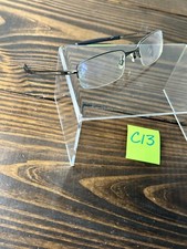 Oakley Frag OX5045-0351 Unisex Pewter Metal Half Rim Square Eyeglasses Frame