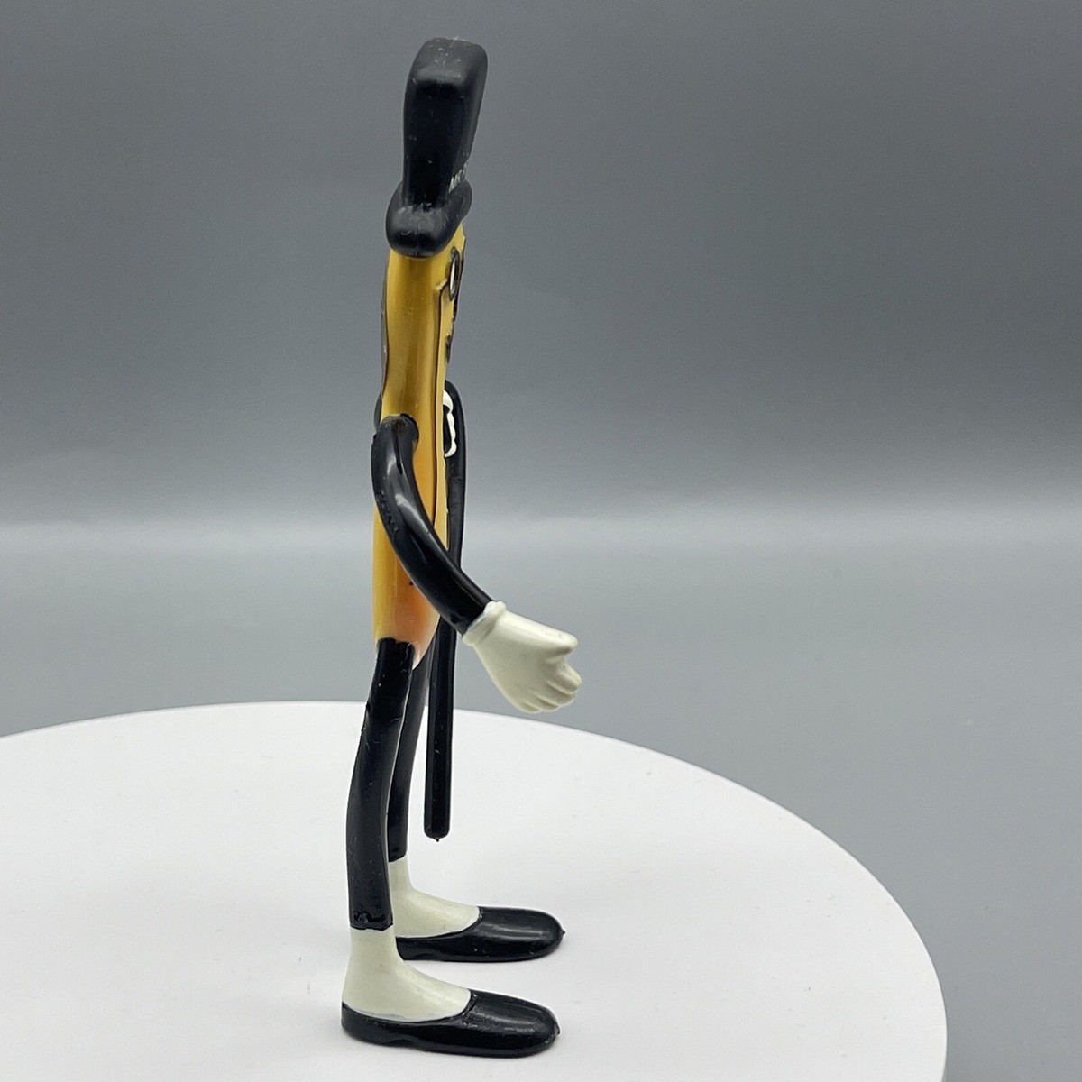 Vintage Planters 1991 Mr. Peanut Posable Bendable Figure Yellow