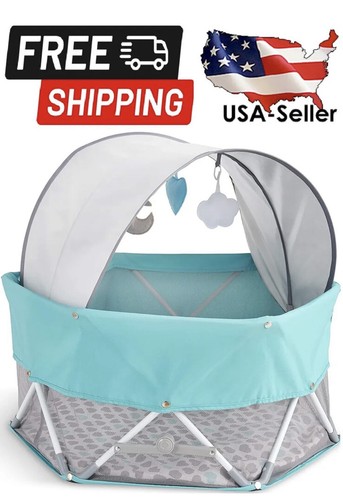 Regalo On-The-Go Baby My Play,Portable Play Yard,and Activity Mat,Indoor & Outdr - 第 1/7 張圖片