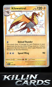 Kilowattrel - 146/091 146/091 Shiny Rare SV: Paldean Fates Pokemon Card NM