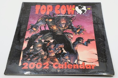 Top Cow Comics 2002 Kalender mit limitierter Auflage signiert David Finch Skizze *NEU - Bild 1 von 9