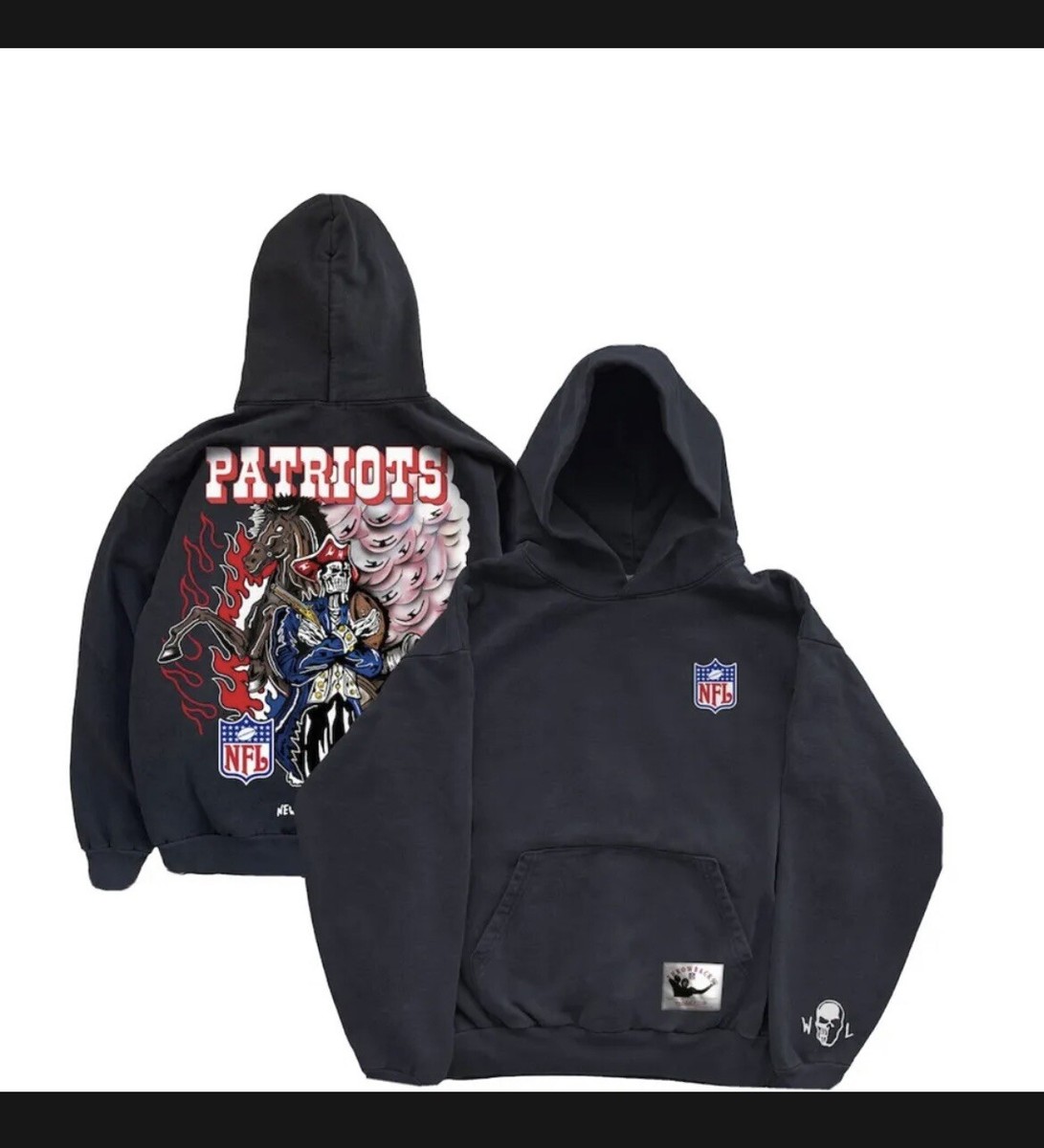 warren lotas patriots hoodie xl new | eBay
