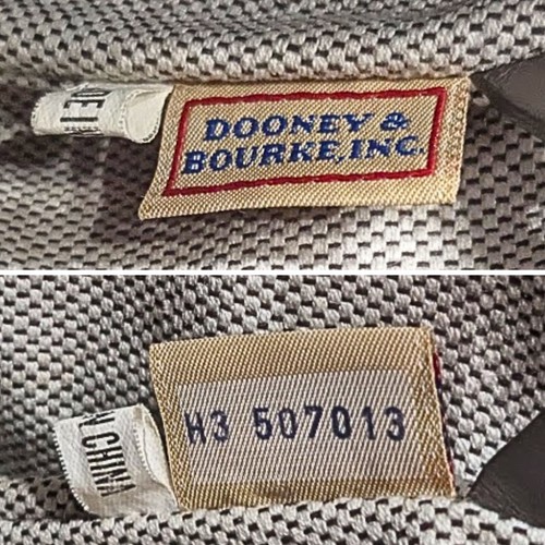 Vtg Y2K DOONEY & BOURKE Taupe Monogram Baguette Bag w Rare Patch & iPod Pouch ๐ - Picture 5 of 10