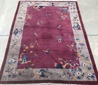 AN ATTRACTIVE ART DECO CHINESE RUG 5’11” X 9’ — photo 2