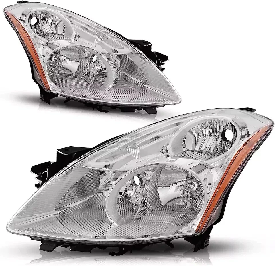 Front Grille Assembly & Headlight Assembly Kit For 2010-2012 Nissan Altima Sedan - Imagem 2 de 4