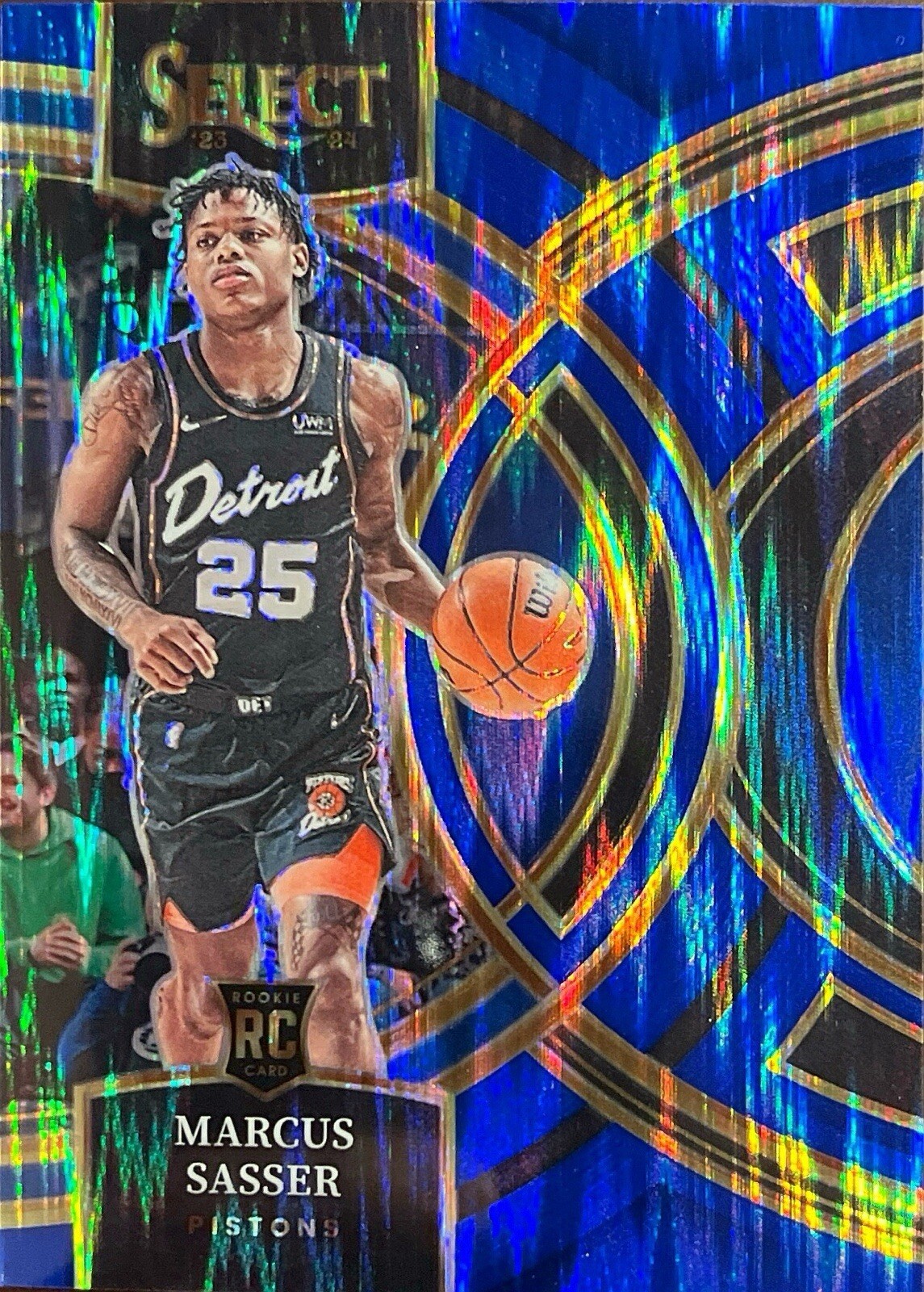 Marcus Sasser Select 23-24 #114 Blue Flash Prizm #’d 90/99