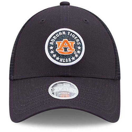 Neu mit Etikett Auburn Tigers New Era Damenmütze Glitzer 9FORTY marineblau Netzrücken Trucker - Bild 3 von 3