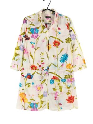 NAPAPIJRI Blumen Shirtkleid Damen Größe M
