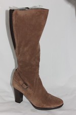 IGI&CO stivale scarpa donna pelle camoscio tortora elastico tacco 78895 40 saldi