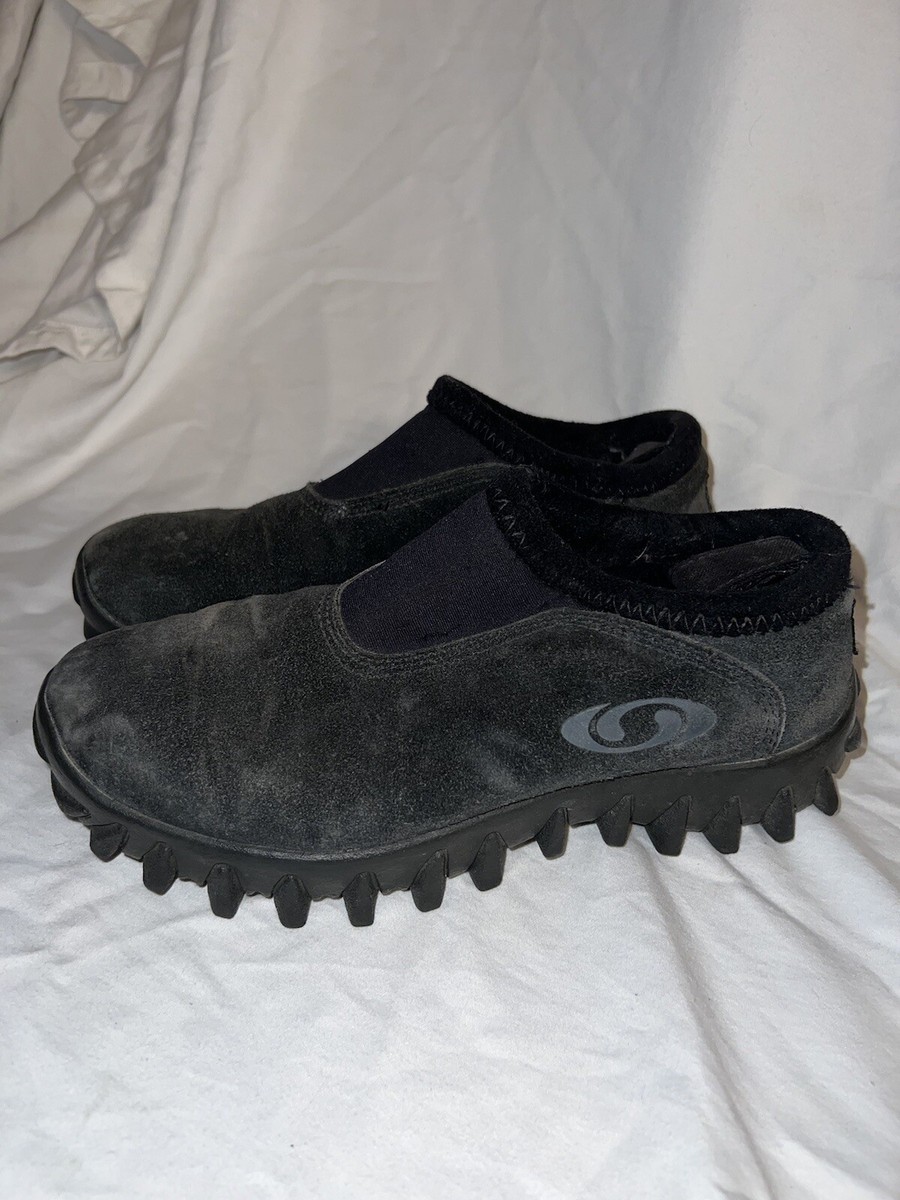 Salomon Snowclog Thinsulate Contagrip CX Black Shoes Suede Men