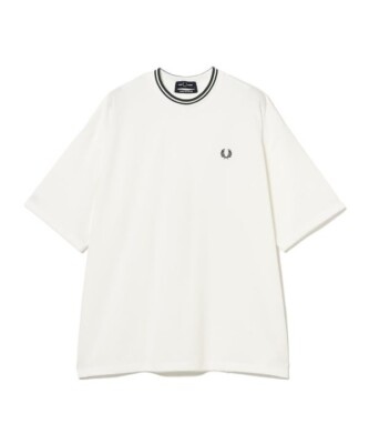 (ASK availability First) BEAMS FRED PERRY / Oversized pique T-shirt new