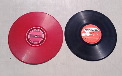 Acetate 78rpm collection   two eight inch records