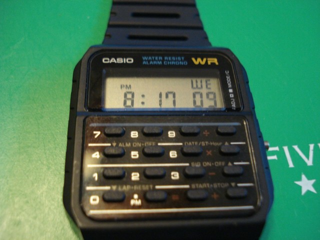dwight calculator watch