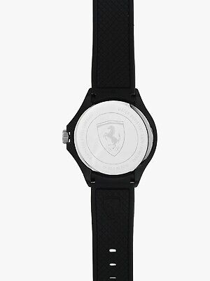 Scuderia Ferrari 0830288 Men Pit Crew Black Silicone Strap Scuderia Ferrari 0830288 Men Pit Crew Black Silicone Strap