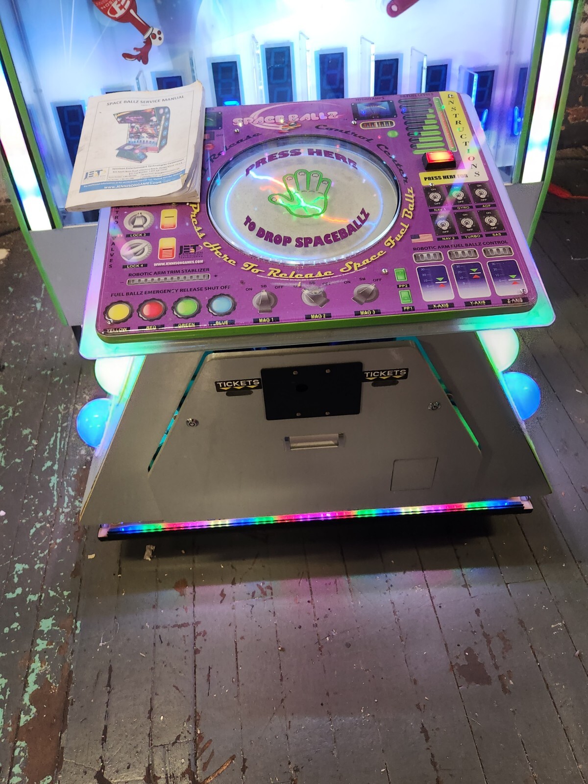 SPACE BALLZ Redemption ARCADE Game. SHIPPING AVAILABLE eBay