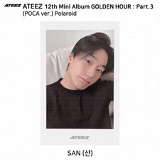 ATEEZ 12th Mini Golden Hour Part.3 POCA ver. Official Photocard QR Image Card