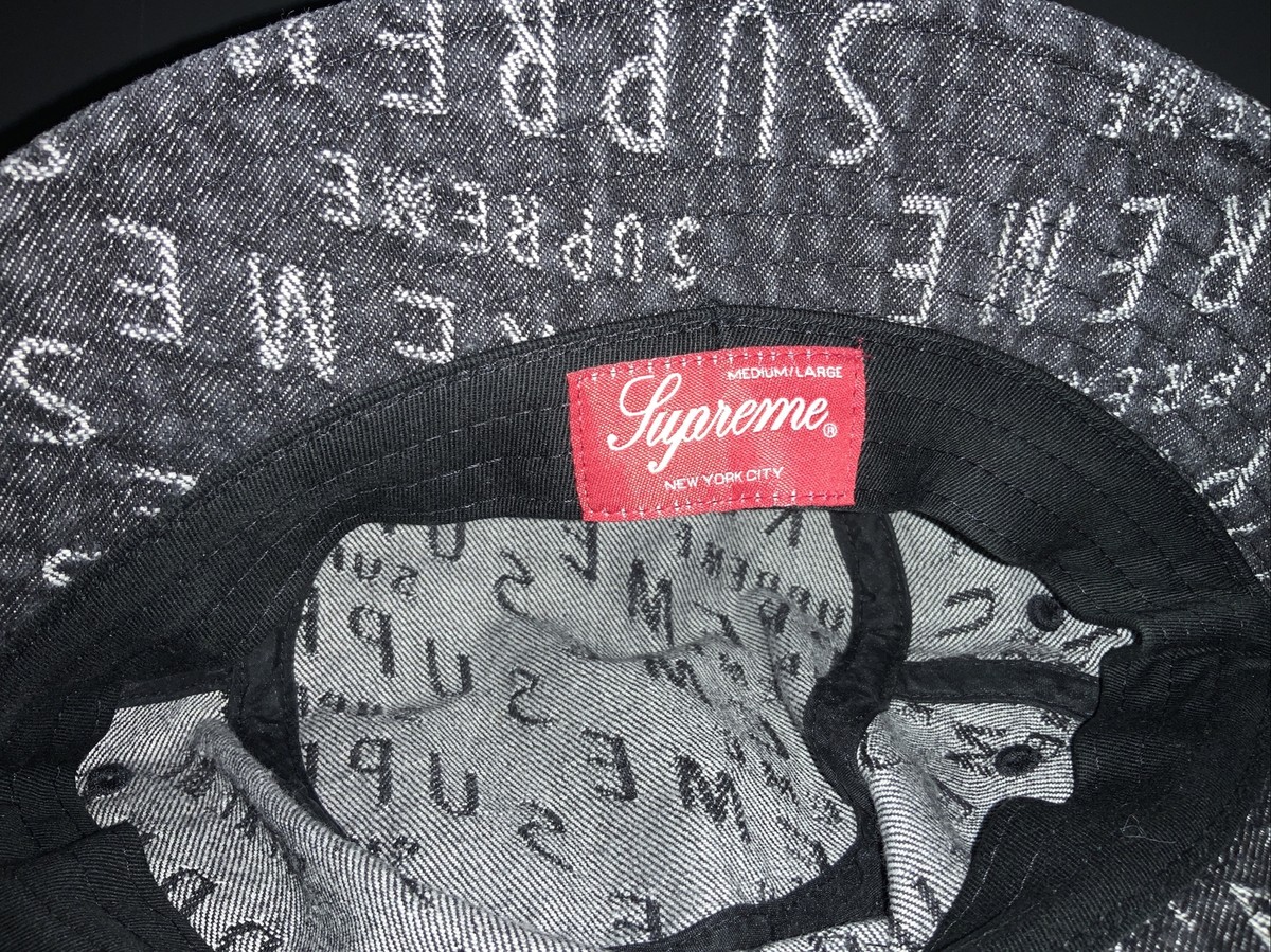 Supreme Warp Jacquard Logos Denim Crush Hat Sage | eBay Supreme Warp Jacquard Logos Denim Crush Hat Sage | eBay