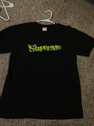 Preowned Supreme Black Camo Box Logo T-Shirt Adult Size Medium Tee Rare  READ!