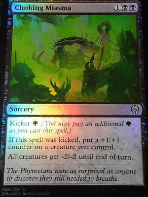 Choking Miasma FOIL , Dominaria United ,Near Mint ,MTG,FREE