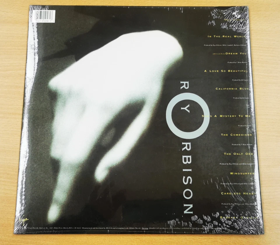 ROY ORBISON LP Mystery Girl 1st US Issue 1989 SEALED in orig cellophane w/ Stkr - Image 3 of 4