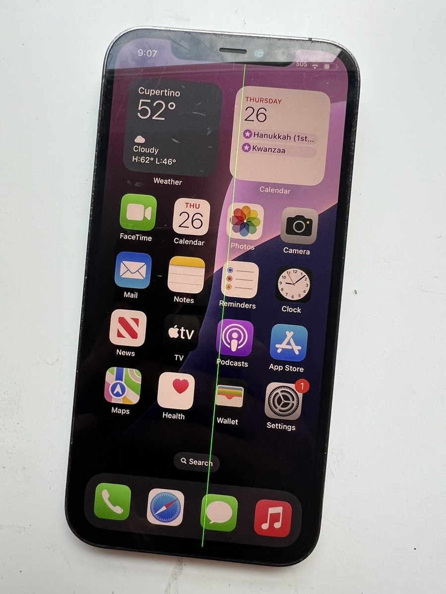 Apple iPhone 12 Pro - 256GB - Graphite (Unlocked) - CRACKED READ 