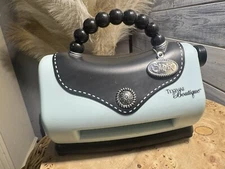 Sizzix Texture Boutique Embossing Machine - Baby Blue Purse Style MACHINE ONLY