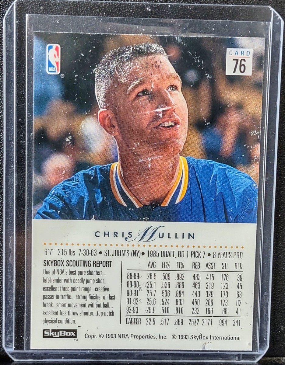 1993-94 Skybox Premium Chris Mullin #76 Golden State Warriors
