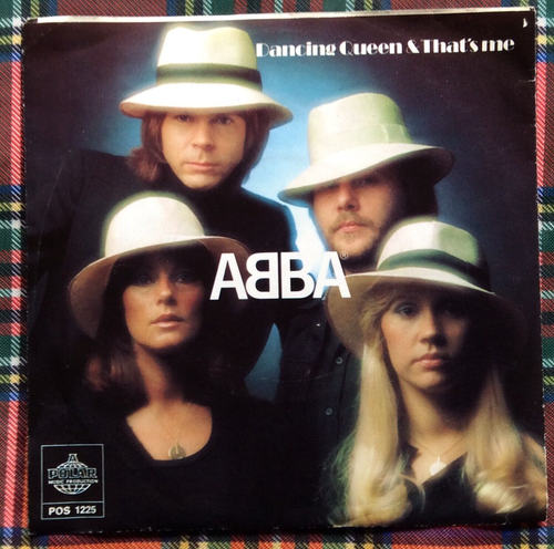 POLAR Sweden Dancing Queen ABBA 7' POS 1225 1st release Pic cover bw/ That's Me - Picture 3 of 4