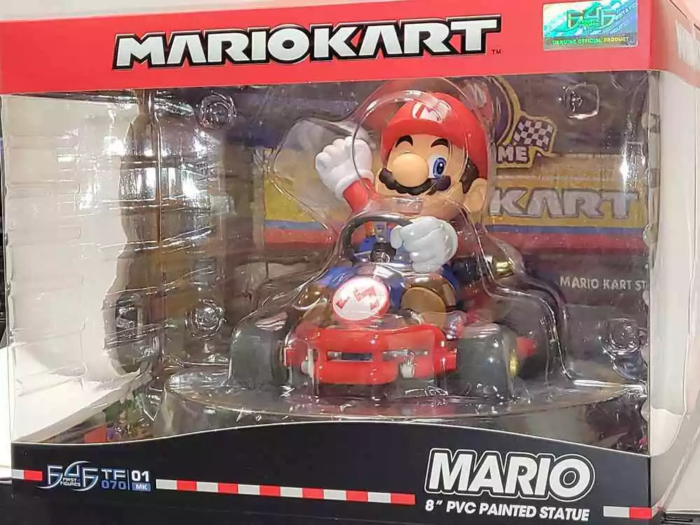  First 4 Figures Mario Kart: Mario Statue : Toys & Games