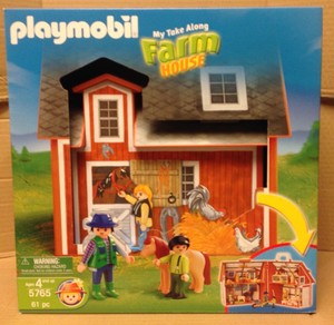 playmobil carry along farm