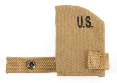 M1 Garand, M1 Carbine, 1903 Springfield Canvas Muzzle Cover KhakMarked JT&L 1942