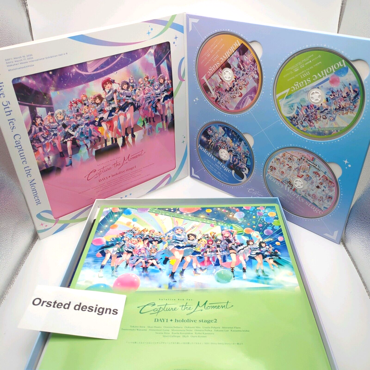 ミュージック hololive 5th fes. Capture the Moment DVD hololive 5th fes. Capture the Moment Blu-ray 5 Disc Japan