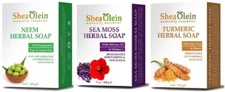 3 Pack - Shea Olein Herbal - Gift Soap Set