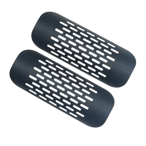 Black Exhaust Muffler Pipe Heat Shield Cover Heel Guard For Honda Yamaha Triumph - Bild 1 von 5