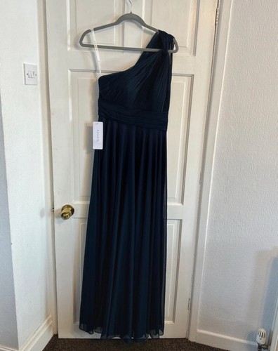 Azazie Charlize dark navy dress RRP £110 - Picture 3 of 14
