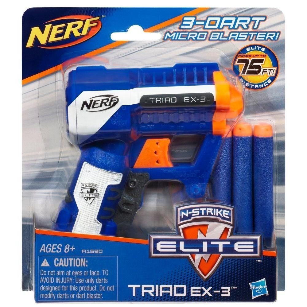 NERF トイガンセット Triad EX-3 NERF NStrike Elite Triad EX3 : Amazon.ca: Toys & Games