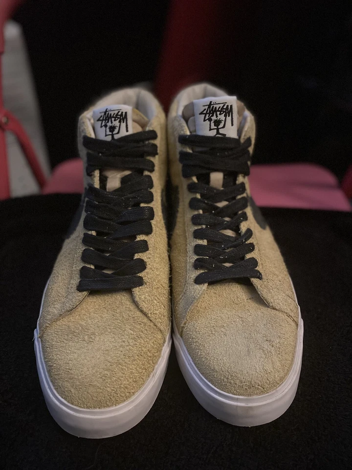 Nike SB Blazer Mid x Stussy Midwest Gold 2018. 10.5 - Image 3 of 4