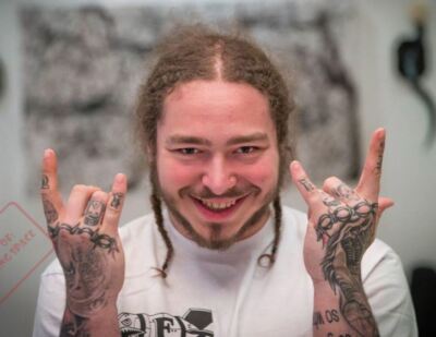 525497 POST MALONE Hip Hop Rap Artist Music 24x18 WALL PRINT POSTER