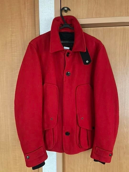 Filson Italy Virgin Wool Winter Jacket Red Style 9935 Size 36