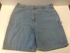 Carhartt Carpenter Shorts Mens Size 40 Meas. 39" Denim Light Blue B28 RN 14806