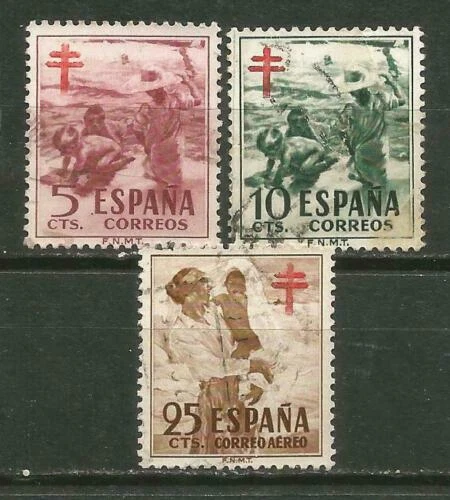 Sellos sueltos de España de 1950 a 1975 beneficencias