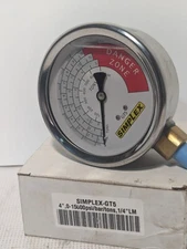 Simplex GT5 Compact Gauge, 0-15,000 PSI