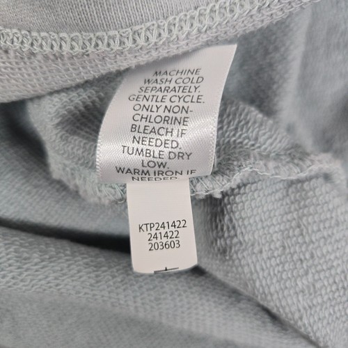 J Jill Pure Jill Sweatshirt Sweater Women Petite L Pink Gray Organic Cotton Boho - Picture 10 of 12