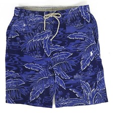 Polo Ralph Lauren Floral Aloha Sweat Shorts Material with Pony - Navy/Blue