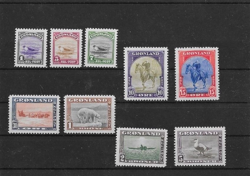 Greenland Stamps 1945 SCOTT 1018 VF OG NH,SET ONE. eBay