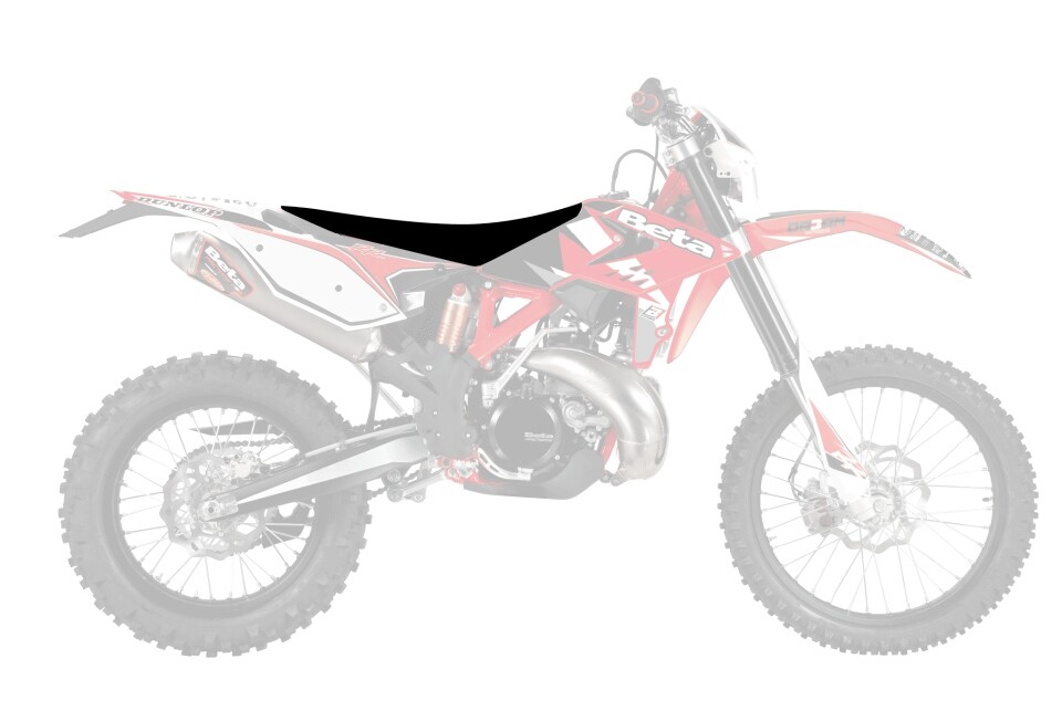 Housse de siege Beta RR 2T 4T en antiderapant Zebra noir et blanc style racing