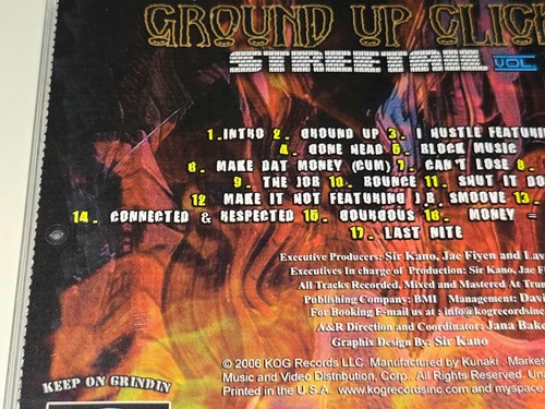 DA GROUND UP CLICK STREETTAIL RAP CD HIPHOP PRIVATE G FUNK 06 DEMO RANDOM lp 12" - Picture 8 of 24