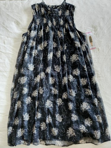 Joie Ltd Edition S Sleeveless Sheer Mini Dress Baltic Print Women's NWT $348 - Picture 2 of 8