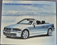 2000 BMW Brochure X5 Poster Z3 Z8 M Roadster 328Ci Convertible 323i 528i 740i