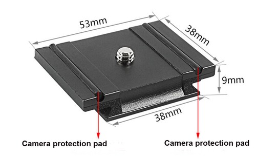 2 pz piastre a sgancio rapido 200PL-PRO per testa Manfrotto MH496-BH MH494-BH - Foto 5 di 8